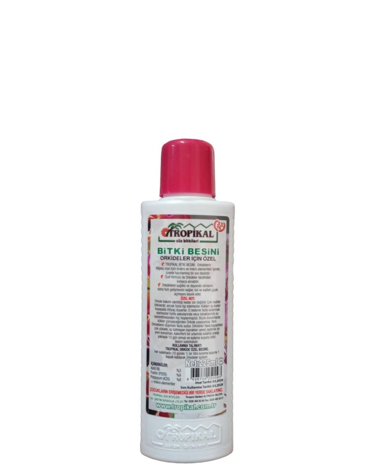 Tropikal Orkide İçin Özel Bitki Besini – 225ml