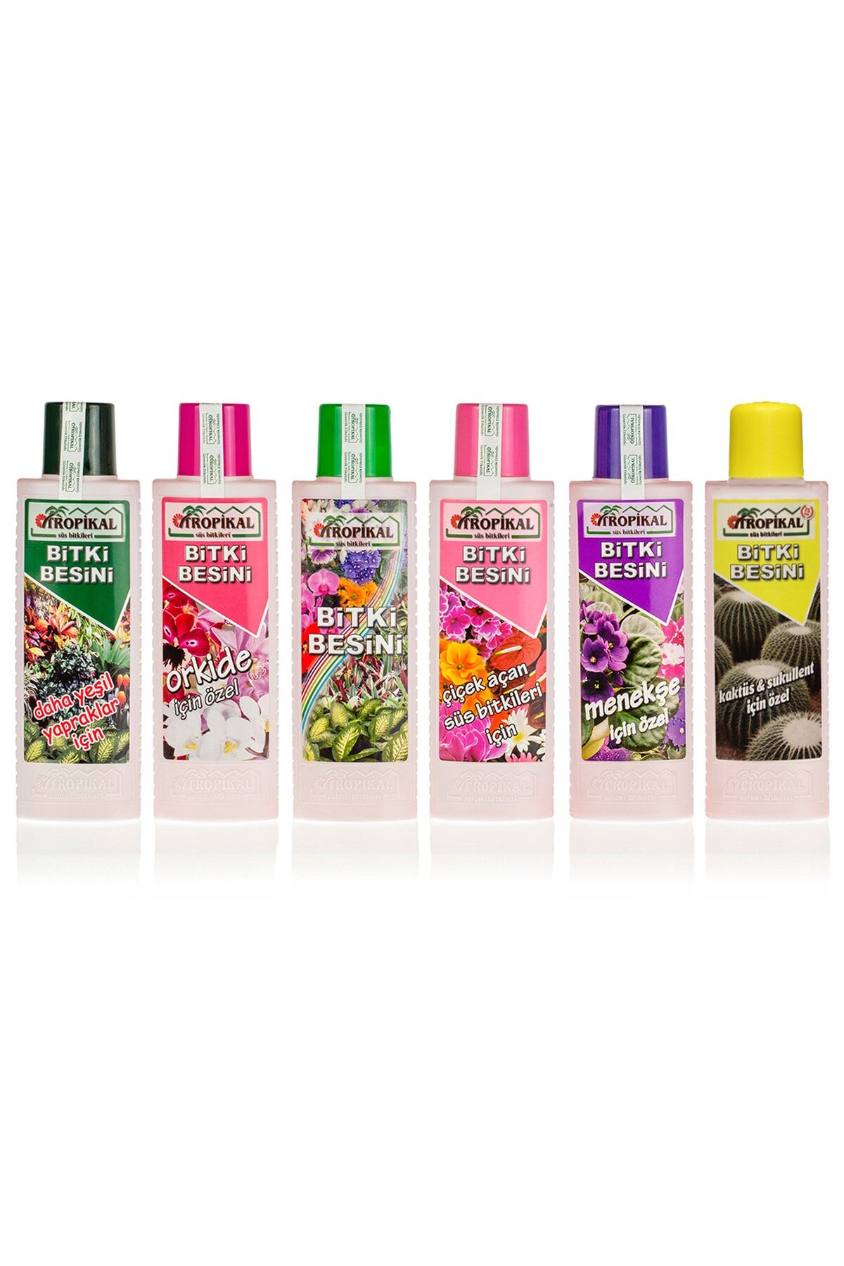 Sıvı Bitki Besini 225 Ml X 6 Çeşit Bir Arada