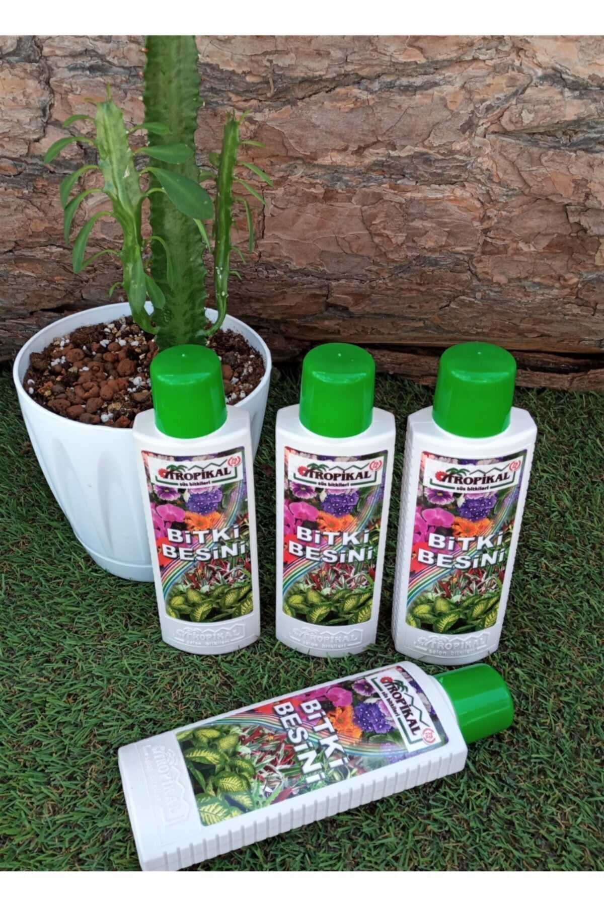 Bitki Besini 4 Adet 225 Ml, Bütün Çiçekler Için Vitamin, Her Çiçeğe Uygun Besin, Çiçek Coşturan